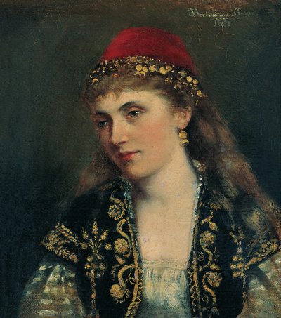 Porträt einer Frau von Bertha von Bayer